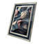 Élégante peinture décorative encadrée, 17,0 po x 25,6 po | 100% verre acrylique (épaisseur: 0,04 pouce) et cadre en bois massif (épaisseur: 1,0 pouce) | Art mural parfait pour le salon, la chambre à coucher et le bureau