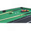 Table de billard 6 pieds avec plateau de tennis de table - noir avec feutre vert