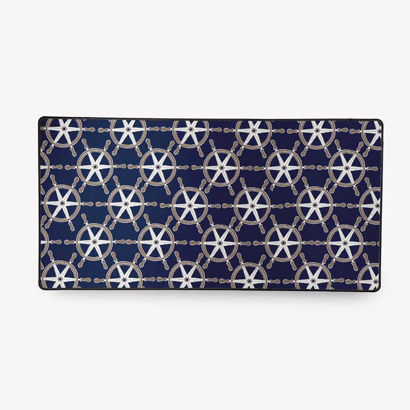 Grand sous-main Jeffry, Bleu marine