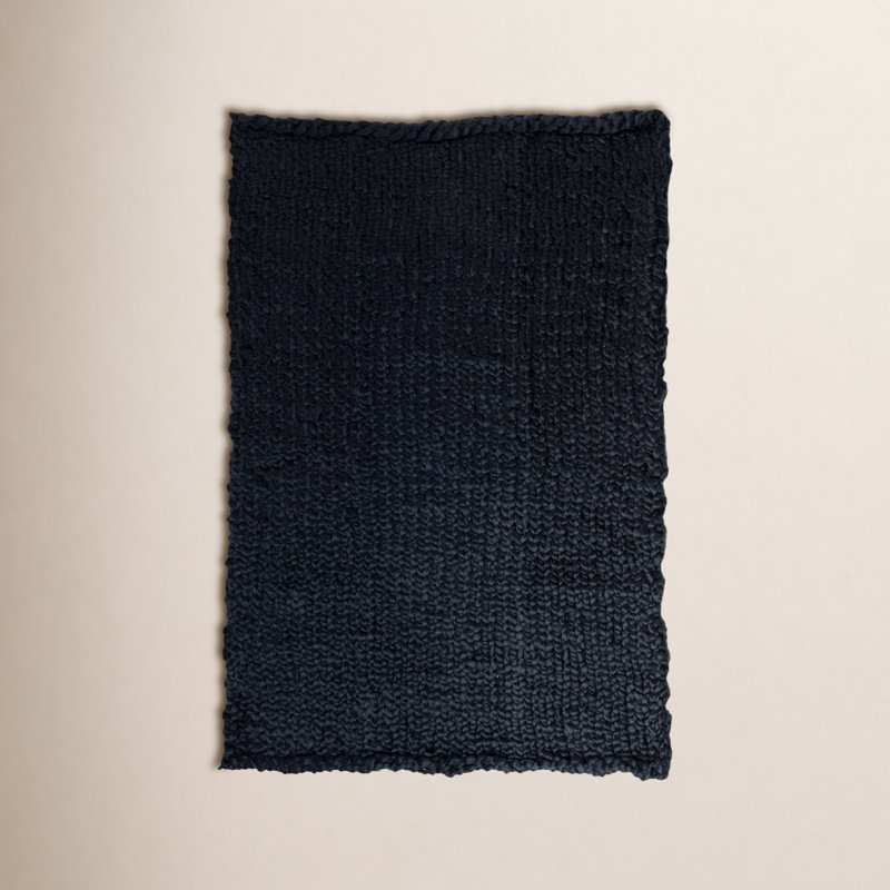 Hannelle Throw Blanket, Asphalt