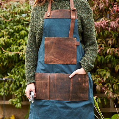 Canvas and Buffalo Leather Apron