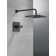 Modern Raincan Square Single-Function Shower Faucet Set, Valve Trim Kit, Rainfall Shower Head