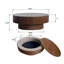 Table basse ronde avec rangement-404636746