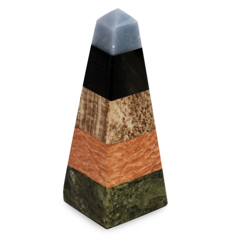 Sculpture Annee Life Force Jasper et onyx