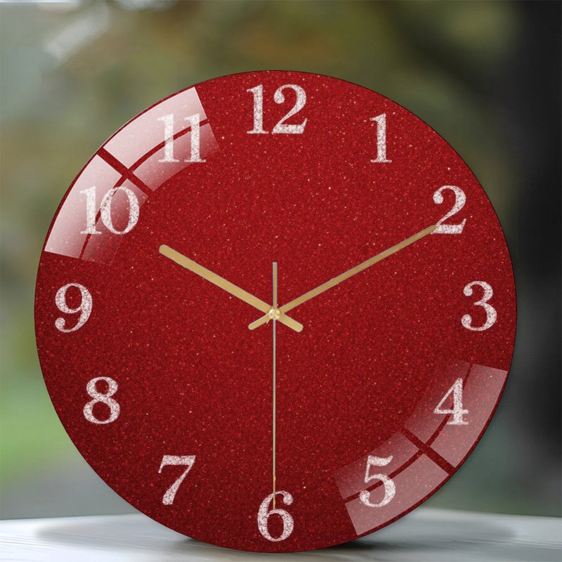 Horloge murale 12 po Glitter