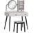 Garside Dressing Table Set with Mirror and Stool-1763669157