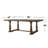 Rectangular Wooden Dining Table In Weathered Finish-1484504196