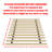 Dunshee 0.68" Heavy Duty Horizontal Mattress Support Wooden Bunkie Board/Slats-868180241