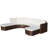 Warrington 4 Pieces Sectional Seating Group with Cushions-414213378