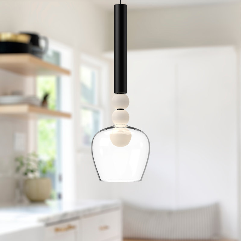 Rise 1 - Light LED Pendant, Black