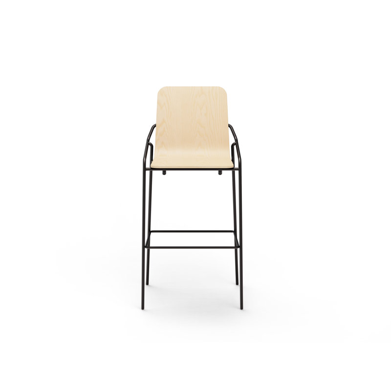 Dupont Counter Stool, Natural Ashwood, Counter Stool (26" Seat Height)