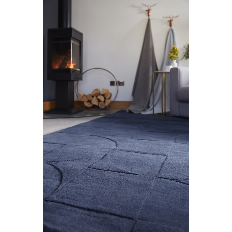 Carachure Geometric Hand Woven Area Rug, Rectangle 200 x 290cm