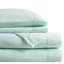 100% molleton, grand drap 4 pièces, confortable, boulochage, lavable à la machine, drap plat, taies d'oreiller ajustées, matelas ultra doux de 16 po