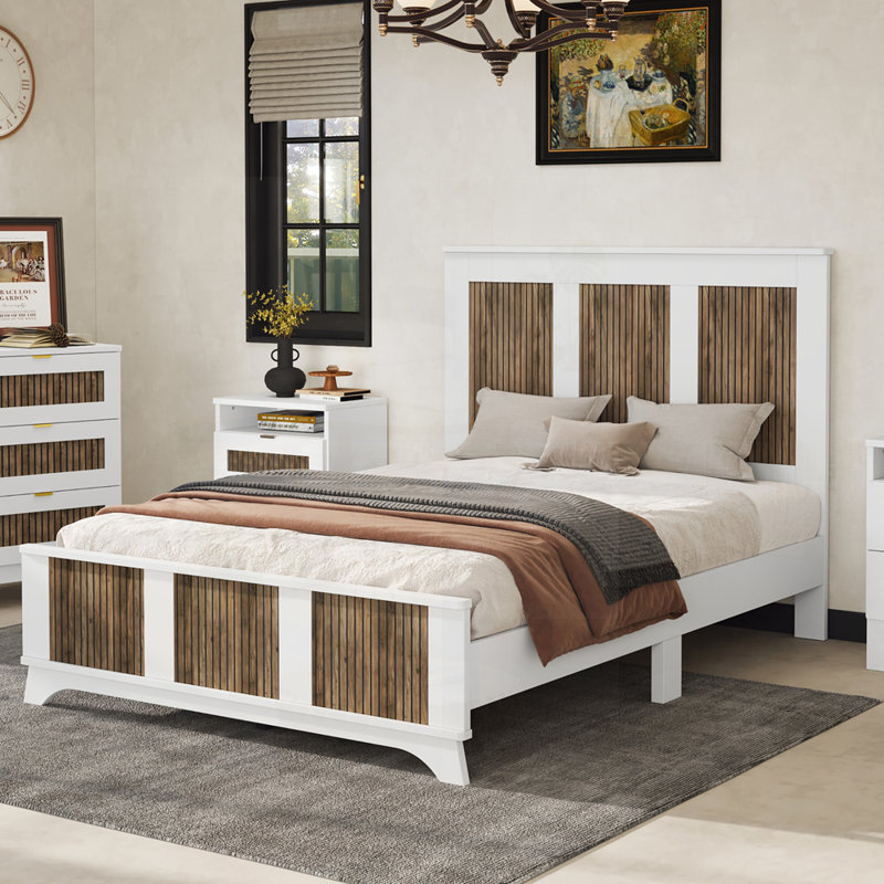 Lit plateforme double Farmhouse