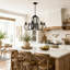 Lustre 6 lumières façon bougie Kulpsville-1639223810