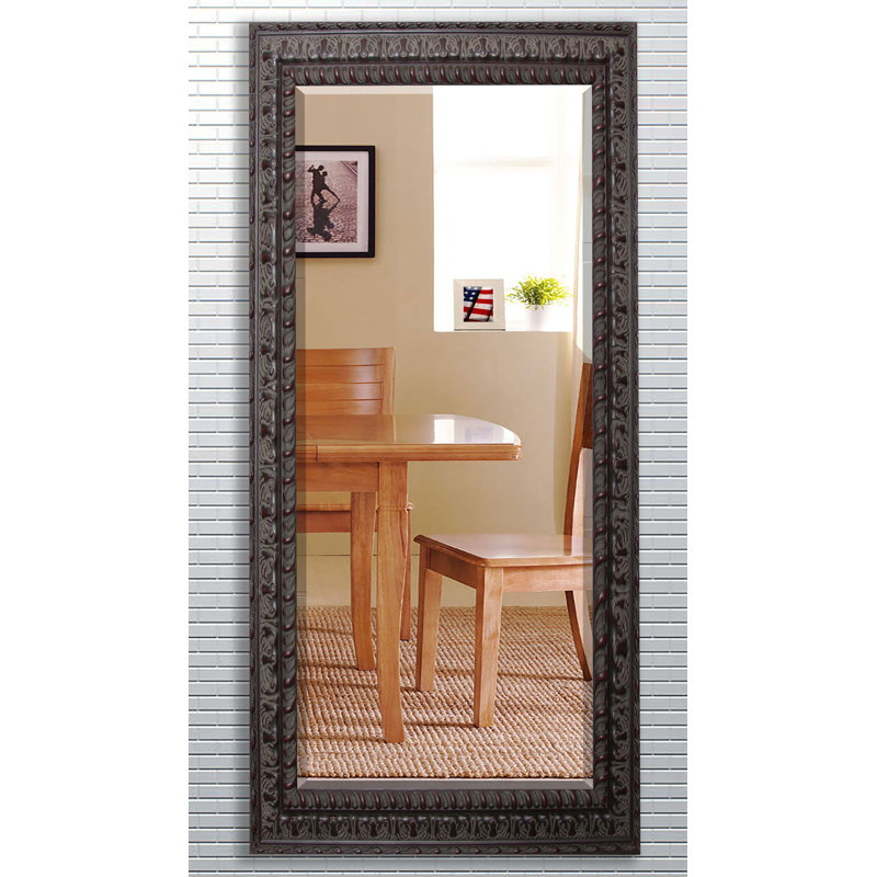 Solid Wood Flat Mirror, 71" H x 31" W