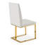 Chaise d'appoint rembourrée en blanc Chrishelle-1378568589