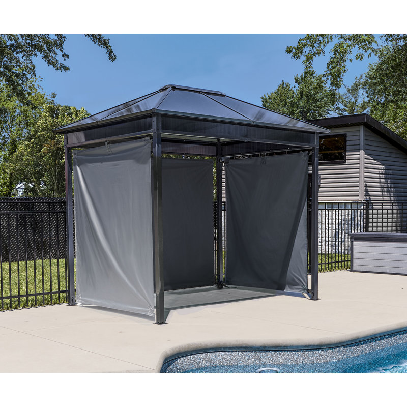 Pavillon de jardin Sojag Danxia 7 pi x 9 pi, Gris