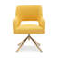 Fauteuil pivotant rembourré Breann-93705353