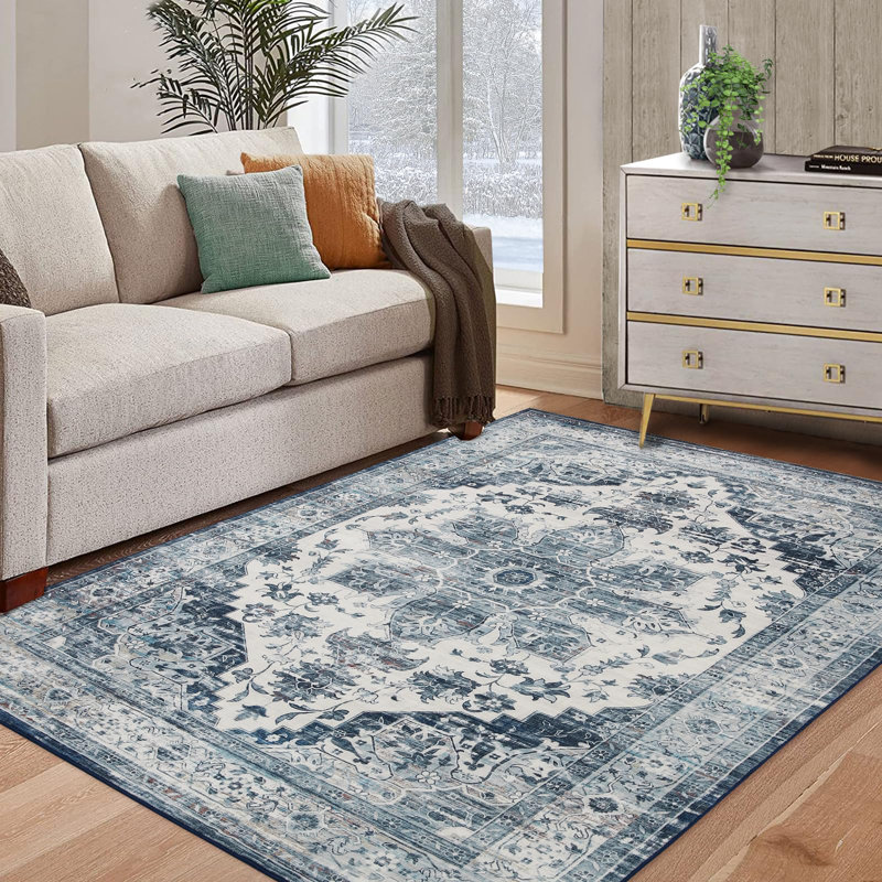 Machine Printed Area Rug, Rectangle 160 x 230 cm