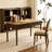 Retro Rectangular Brown Solid Wood Writing Desk-538246747