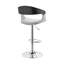 Chaise de bar pivotante en similicuir et fer Aurick-55901066-7106601-7106607