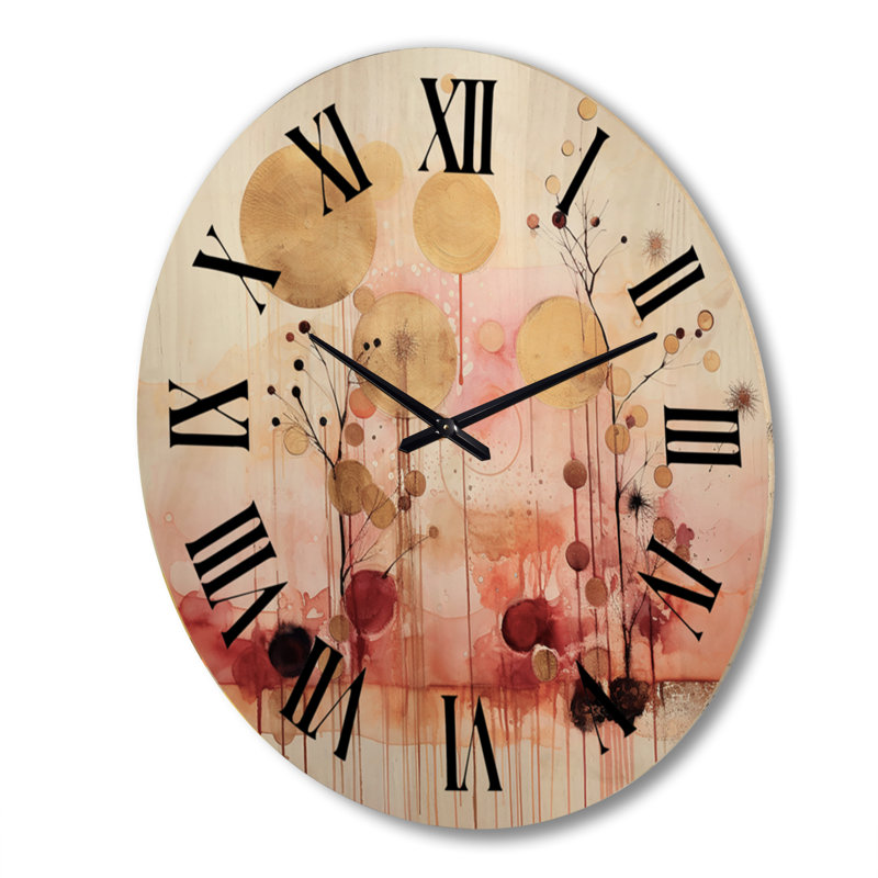 Horloge murale synchrone Elegance Vintage, Très grand