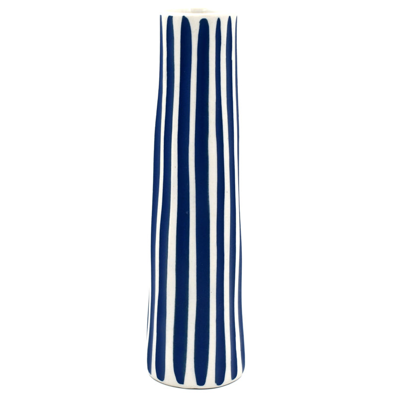 Stanyon Ceramic / Porcelain Table Vase, 8.3" H x 2.2" W x 2.2" D
