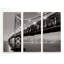 Bay Bridge at Night - 3 pièces, reproduction d'art sur toile-38250613