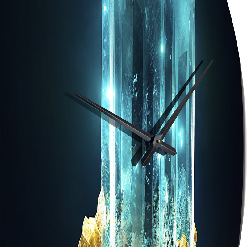 Horloge murale Turquoise, Grand