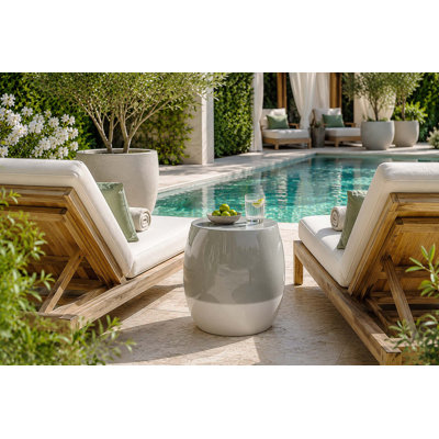 Table d'appoint en céramique Provence Signature Bud