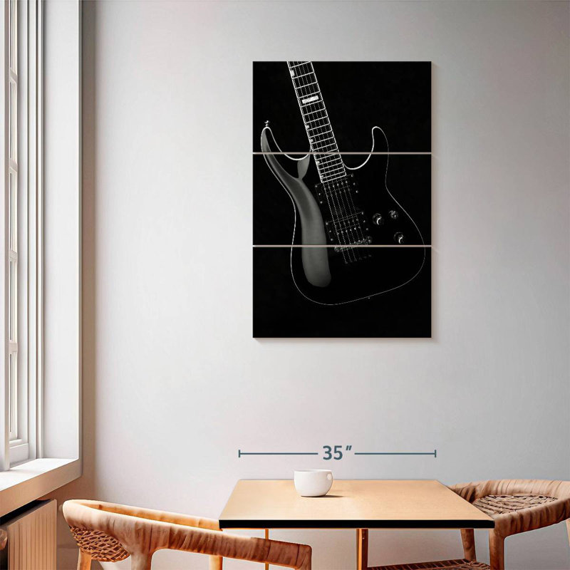 Guitare électrique BW, H 57 po x l 36 po