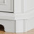 Vintage Nightstand With 2 Drawers & 1 Open Storage ,Wooden Side Table with Shelf for Bedroom, Metal Pull Rings-385186407