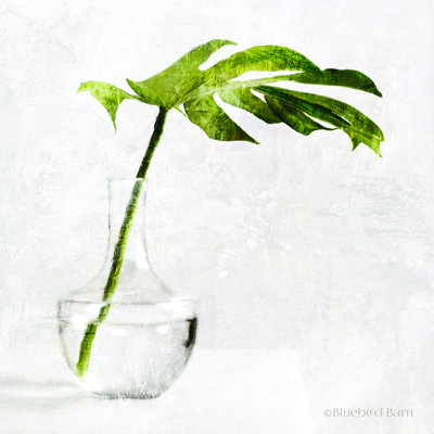 Tige verte simple en verre par Bluebird Barn - impression