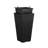Set Of 2 Tall Outdoor Planters，Front Porch Planters Flower Tree Plant Pots With Modern Design And Built-In Drainage