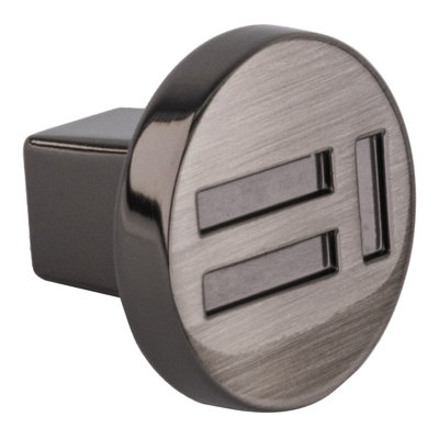 Brixwell BXB1244PWT Mushroom Round Cabinet Knob For Kitchen And Cabinet Hardware 1-1/4" Dia Pewter