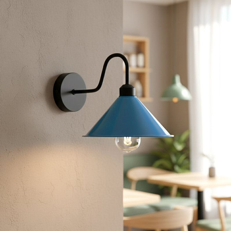 Armed Sconce, Blue