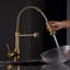 Robinet de cuisine avec douchette rétractable, robinet d'évier de cuisine à poignée simple