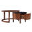 Round Nesting Coffee Table With Drawer