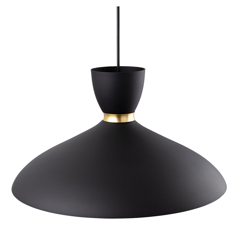 1 - Light Dome Pendant, Black