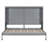 Full Size Murphy Bed Wall Bed,Gray