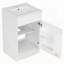 Armoire de meuble-lavabo avec tablette de porte et tablette réglable-2003723806