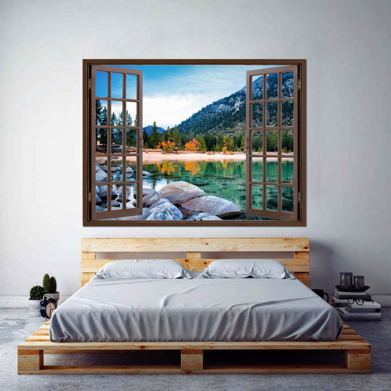 Murale «Big Rocks in the Lake», L 24 po x L 32 po