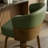 Mid-Century Modern Walnut Bentwood Swivel Bar Stool With Thick Cushioned Seat & 350 Lbs Capacity(Set Of 3)-1845584263-1845584260