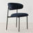 Upholstered Dining Chair With Metal Legs-453996676