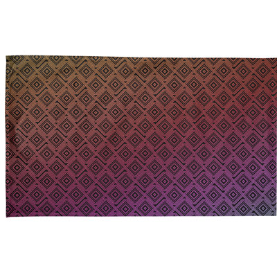 Serviette de thé à labyrinthe carré
