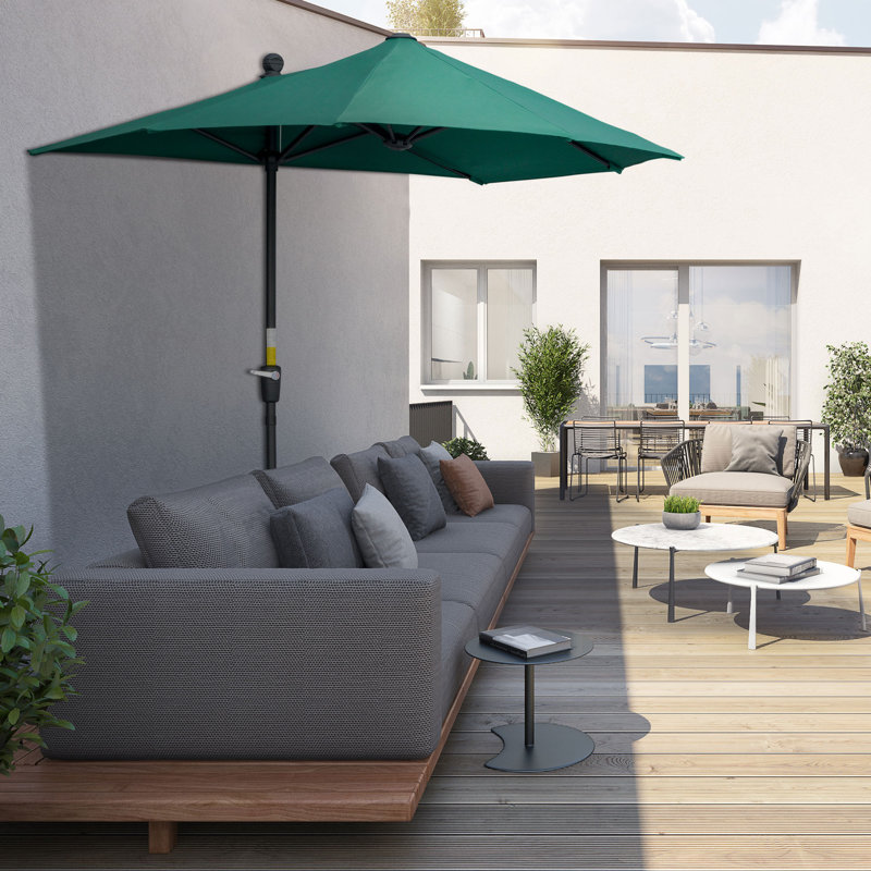 Zainab 200cm Balcony Parasol, Green