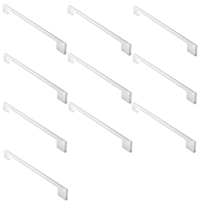 9" Center Cabinet Handle Pull Multipack, Polished Chrome