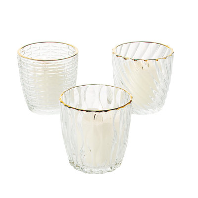 11.2'' H Glass Tabletop Votive Holder