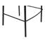 Vinehill Upholstered Counter Stool with Metal Frame